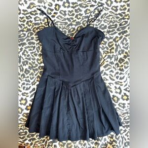 Garage Black Mini Dress